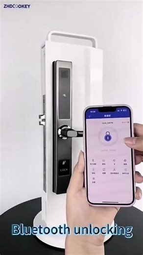 ZHDCOOKEY European Smart Lock Review 🔐 TTLock Bluetooth Fingerprint Test