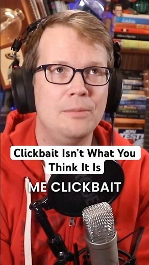 Clickbait isn't a bold title. It's a broken promise. Hank Green explains the difference. #HankGreen