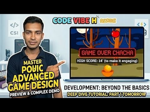 I Made a Cool Apple Catching Game in Scratch! 🍎 (Full Tutorial Tomorrow!)