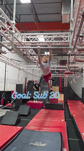 This was a huge goal reached from sub 25 to sub 20 seconds and couldn't have been done without Coach @youngflip dissecting and improving every movement on every obstacle. You can also hear his encouraging cues and reminders of what needs to be done at that exact moment during the run! 👏🏼👏🏼👏🏼 #obstaclecourse #speedcourse #ninja #ninjawarrior #reachinggoals #bestcoaching | Tyler.Ninja.Bowers