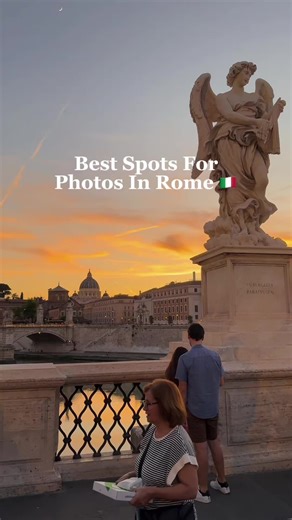 Rome’s most beautiful spots for photos ✨ #roma #rome #italy #italia #placestovisit