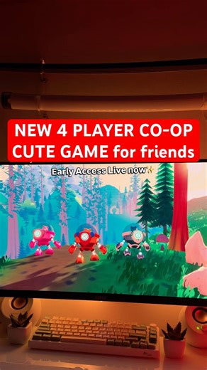 Better with Friends: 4-Player Co-op in Animalkind on steam 🦊✨ #animalkind