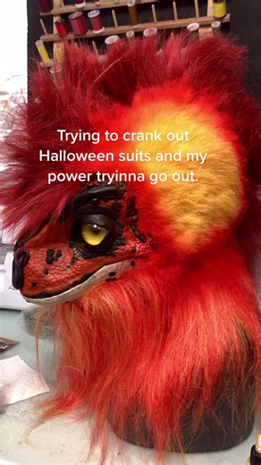 Dino Mask Commission for Fullsuit | Fursuit Maker Aetherwears