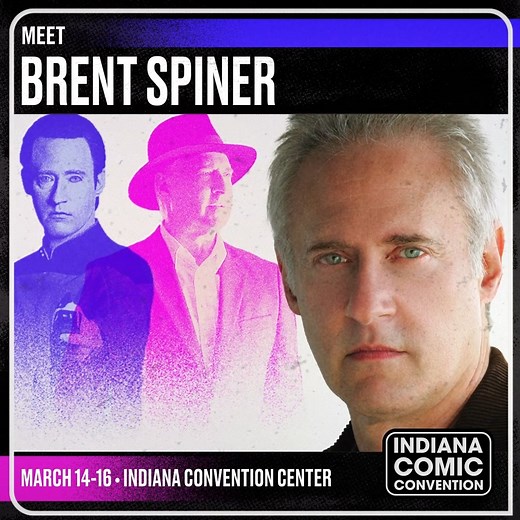 15K views · 216 reactions |  Welcome the fantastic Brent Spiner to Indiana Comic Convention!!  Join us March 14th-16th, get your tickets: https://bit.ly/41ckKKX | Indiana Comic Convention | Facebook