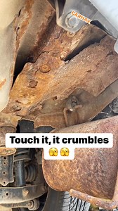 830K views · 5.1K reactions | This truck gives a whole new meaning to crunchy. Rust bucket ASMR #mechanic #truck #rust #inspection #repairshop #subaru | CarHax | Facebook