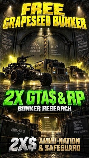 FREE Bunker, 2X$ Ammu-Nation & Safeguard Deliveries! GTA Online Weekly Update