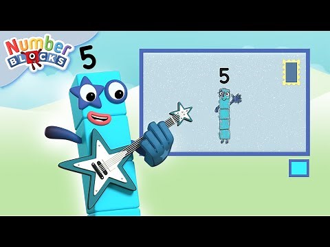 Numberblocks | Maths Counting Skills | Let's count to five!