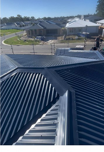 Deep Ocean COLORBOND® Steel Roof Installation