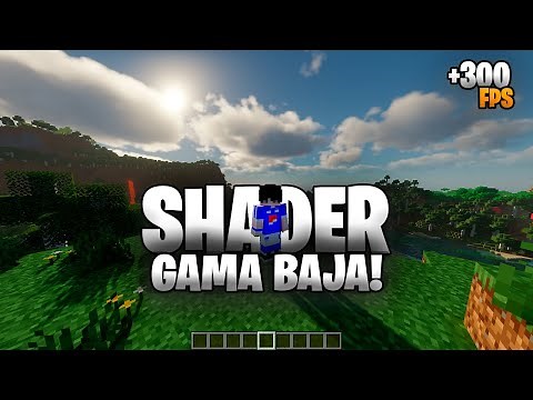 EL MEJOR SHADER GAMA BAJA PARA MINECRAFT | 1.21.8 | +300 FPS | SHADERS para PC de BAJOS RECURSOS