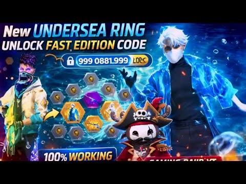 Unlock First Edition Code bundle With New UNDERSEA RING Event | GAMING RAJIB YT