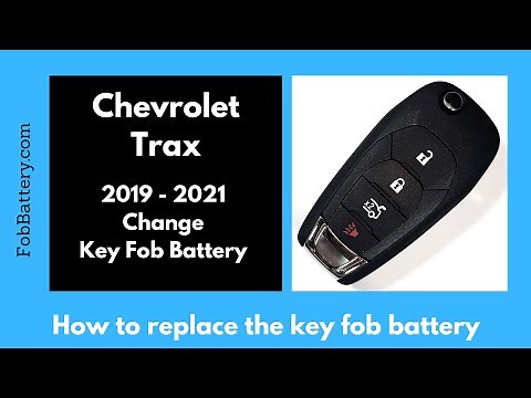 Chevrolet Trax Key Fob Battery Replacement (2019 - 2021)