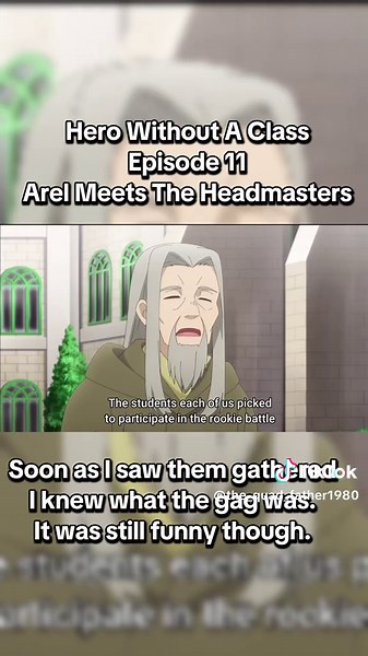 Hero Without A Class Episode 11 Arel Meets The Headmasters #animeedits #fyp #anime #episode11 #herowithoutaclass