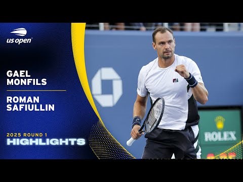 Gael Monfils vs. Roman Safiullin Highlights | 2025 US Open Round 1
