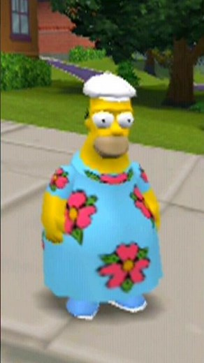 The Simpsons: Hit & Run, PS2 | Homer's Costumes and Their Origins (Level 1)