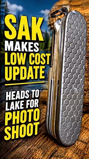 The most satisfying Swiss Army Knife upgrade ever #diy #survival