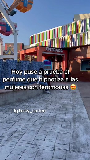 Probando un perfume con feromonas 😍 #HisensePerfectMatch #reto #parati #fyp