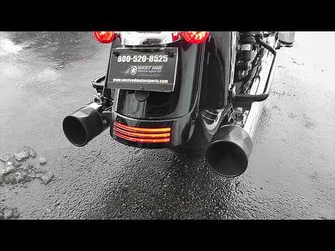 TAB B.A.M. Stick Slip Ons w/ Zombie Baffle - Harley Street Glide with M8 Sound & Review
