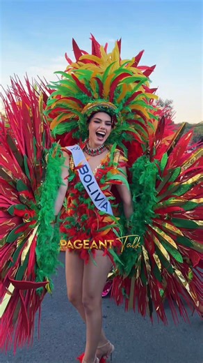 Miss Bolivia 🇵🇭 Fernanda Antelo, during the Carnival Costume Parade in Da Lat, Vietnam. #MissCosmo2025 #pageanttalk | Pageant Talk