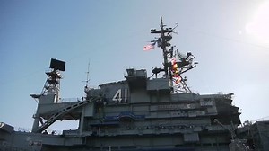 Time Lapse of Crowd at USS Midway Museum