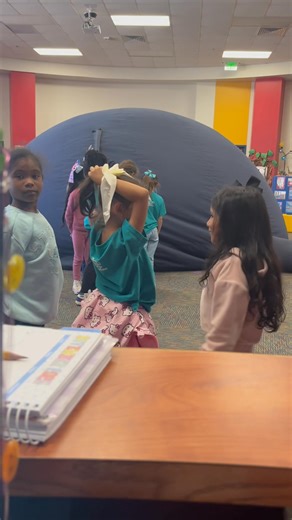 Mrs. Robertson class was dizzy but excited after being in the Mobile Planetarium!🌎🪐 | Burley Primary, LISD