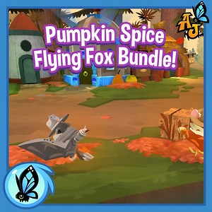 What better way to celebrate autumn than with the Perfect Pumpkin Spice Bundle in Animal Jam? 🍂🎃 Discover the new adorable animal and get the exclusive Pumpkin Spice Outfit! 😍✨ Share your favorite accessories for the Pumpkin Spice Flying Fox in the comments below! 👇 #AJlooks #AJlook #animaljam | Animal Jam