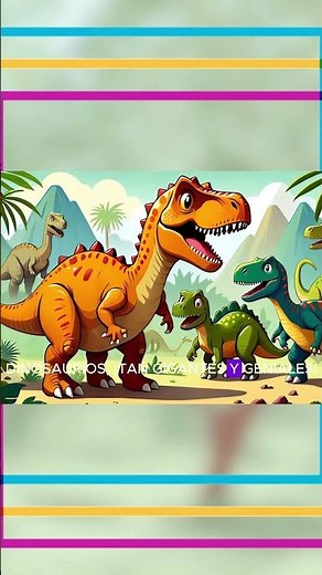 🦖 CANTA La canción de los DINOSAURIOS, te encantará! 🦖 KARAOKE con tus amigos y amigas!
