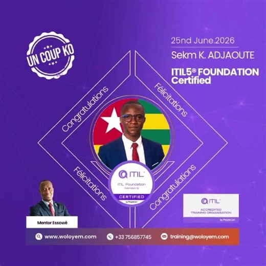 𝗙𝗲́𝗹𝗶𝗰𝗶𝘁𝗮𝘁𝗶𝗼𝗻𝘀 𝗮̀ 𝗦𝗘𝗞𝗠 𝗞. 𝗔𝗗𝗝𝗔𝗢𝗨𝗧𝗘,