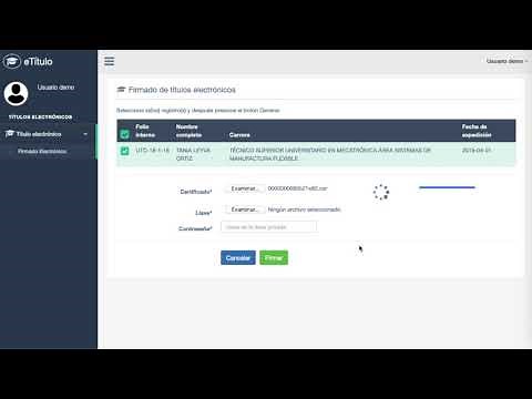 Sistema de Títulos Electrónicos