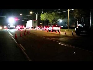 pi-Lit ICS Sequential Road Safety Flares Lighting Up Traffic Cones