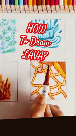Drawing the Most Realistic Lava Art!