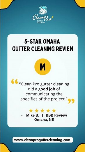 Gutter Cleaning Service in Omaha NE - Mike B.