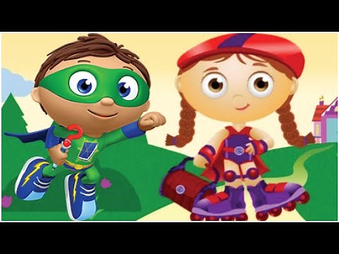Super Why Games: Gameplay Walkthrough Part 6 - Super Why Wonder Reds Rhyme Racer