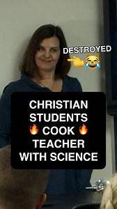 Christians COOK Atheist teacher with SCIENCE 🔥 PT. 1 Homo erectus is NOT an evolutionary ancestor, but fully human. Evolutionists like to use Java Man as evidence, but its remains were found far apart, with features like brow ridges and small cranial capacity still falling within the range of modern humans, including certain existing people groups. So, these fossils are NOT proof of evolution. 😹 | Genesis Apologetics