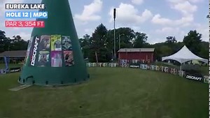 6.3K views · 103 reactions | The men are at Eureka Lake today! The iconic hole 12 is an island hole with one very large obstacle. ♟️ | Disc Golf Pro Tour | Facebook