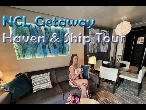 Norwegian Getaway Haven & Ship tour. Cabin 16706.