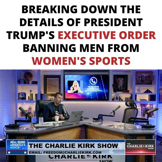 Breaking Down the Details of President Trump's Executive Order Banning Men From Women's Sports Subscribe to The Charlie Kirk Show: http://apple.co/2VCxGsh Join Charlie Kirk Exclusive today: https://members.charliekirk.com | Charlie Kirk
