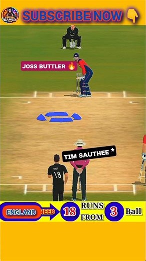 🔥 England Need 18 Runs in Just 3 Balls 😱Can England Win This Impossible Chase? 🏏🔥#shorts