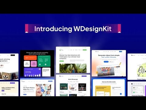Introducing WDesignKit — 1000+ WordPress & Elementor Templates, Widget Builder, Cloud Storage & More