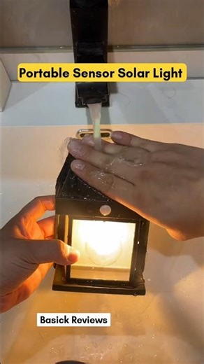 Motion Sensor Solar Light #shorts #trending #gadgets #newgadgets #solarlight #homedecor #review #fyp