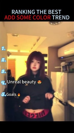 Ranking The Best Add Some Color Trend ✨#tiktoktrend #fypシ゚viral #ranking #usa #addsomecolor
