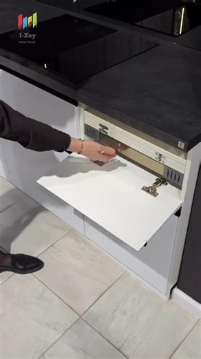 Hidden Kitchen Counter Design 2026 🔥 Smart Space Saving Kitchen Idea #kitchen #diykitchen