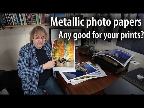 Metallic paper for prints - does it work for your prints? Why use it?