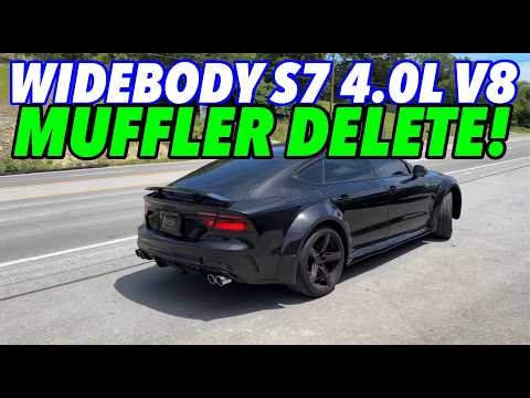 2017 Audi S7 Widebody 4.0L Twin Turbo V8 w/ MUFFLER DELETE!