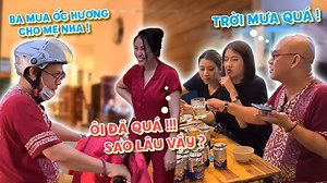 Quý vị và các bạn coi chịu nổi không? Trời mưa gió này vầy nè, mà sư phụ bà xã vẫn bắt Color Man đi mua ốc hương về ăn cho bằng được. Thiệt là hết biết luôn á. Dù vậy, Color Man vẫn vui vẻ đội mưa chạy ra quán ốc Cua Cà Mau trên đường Trần Trọng Cung gần nhà để chiều lòng bà xã. Nhưng ai dè vừa xách phần đồ ăn ra khỏi quán thì Color Man lại bắt gặp mấy đứa em trong công ty ngồi nhậu. Thế là phải vô tiếp mấy đứa một ly. Một ly rồi lại một ly, cuối cùng Color Man vào ngồi nhậu chung từ lúc nào chẳ