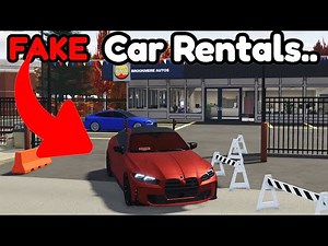 I Opened A FAKE Car Rental Business Inside Roblox Greenville