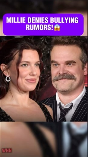Millie Bobby Brown Denies Bullying Rumors About David Harbour #news #strangerthings
