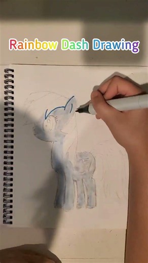 Rainbow Dash Drawing // My Little Pony