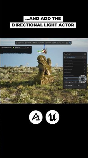Ever needed a directional moss scattering solution in UE5?