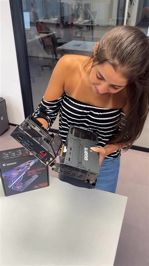 Where did the time go that a GPU was this cute little thing that you added onto your motherboard... | AORUS