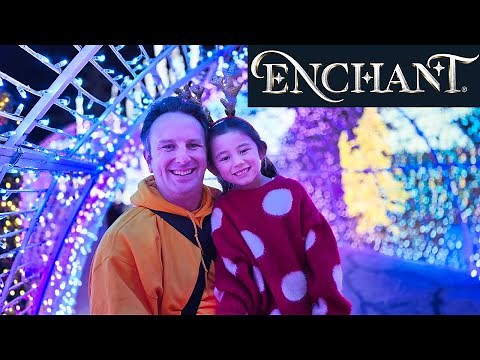 Enchant Los Angeles 2025 FULL TOUR - World’s Largest Christmas Light Maze!